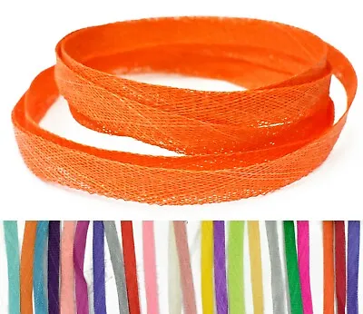 LONG SINAMAY Strip 10mm Width 1.6m Fascinator Hat Making Millinery Trimming Bias • £6.99