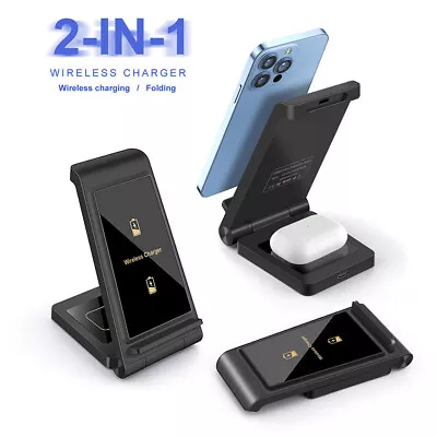 2in1 20W Wireless Charger Fast Charging Station Dock For Apple IPhone Samsung • $26.99