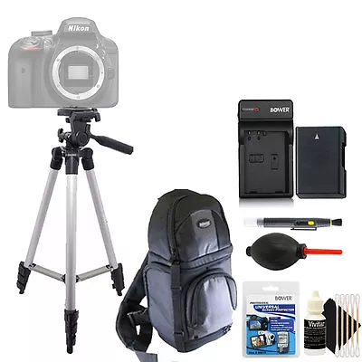 50  Tripod Backpack Pro Traveler W/ Battery + Charger / Nikon D3500 D3400 D5600 • $39.99