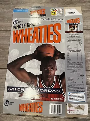 Vintage Wheaties Michael Jordan Collectors Cereal Rare 18 Oz Box -1994 NEW • $9