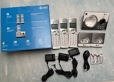 AT&T 3-Handset Cordless Phone Bluetooth Connect To Cell Answering System DL72350 • $24.99