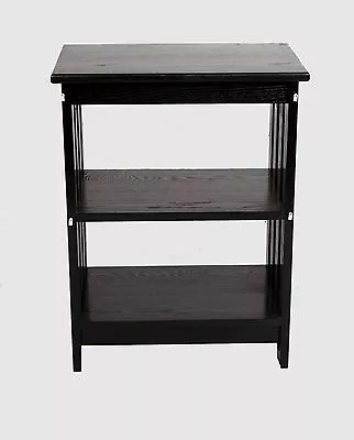Black Mission Style End Table 20  Wide X 13  Deep X 26 High By-syracusetvrisers • $149.99