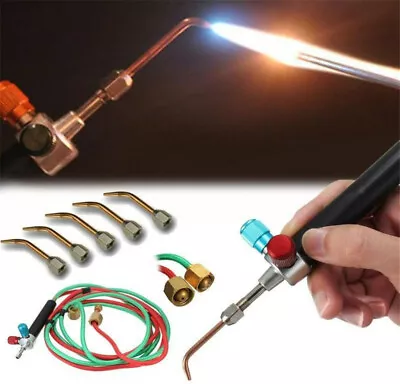 Micro Mini Gas Little Torch Welding Soldering Kit&5 Tips For Jewelry Jewelers US • $20.95