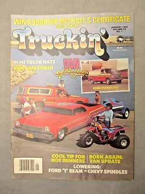 TRUCKIN Magazine Jan 1984 Vans Mini Trucks See My Large Photos • $9.99