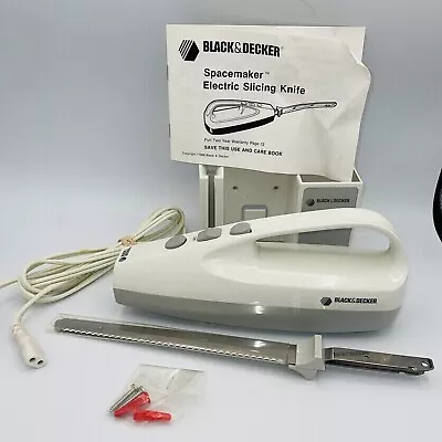 Black & Decker Spacemaker Slicing / Carving Knife EK 965 - 9” Blades  * TESTED* • $14.88