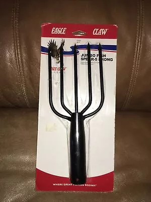 NEW - Eagle Claw JUMBO FISH SPEAR- 5 PRONG NOS AFISHJ5 • $6.50