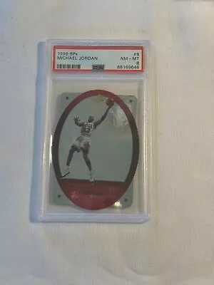 1996 SPx #8 Michael Jordan PSA 8 NM-MT Hologram • $40