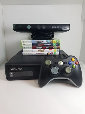 $99.99 • Buy Xbox 360 4GB Console Kinect Bundle Plus 5 Games/ Minecraft And Wired Controller