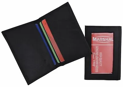 Bifold Leather Small Credit Card & ID Holder Slim Design Mini Men's Wallet • $9.99