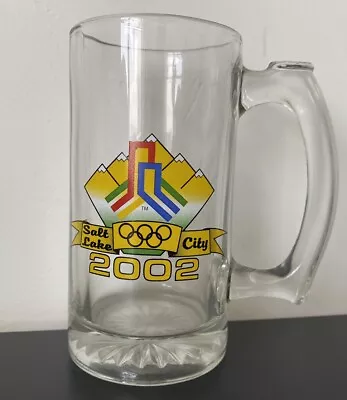 Vintage Olympics Beer Glass 2002 Salt Lake City • $15