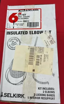 Selkirk 206211 Insulated 6  30 Degree Elbow Kit  • $260