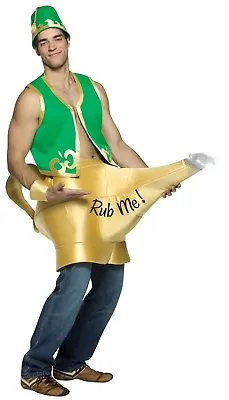 Rasta Imposta Genie In The Lamp Rub Me Adult Mens Hallowen Costume 6085 • £78.74