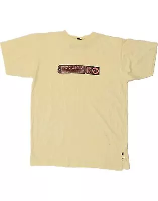 MURPHY & NYE Mens Graphic T-Shirt Top Medium Yellow Cotton AC16 • $21.10