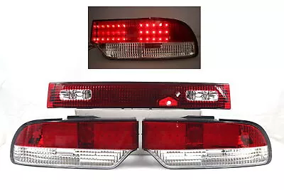 Fits~1989~1994~240SX S13 Hatchback Red LED Tail Lights+Center Piece Lamp 89-94 • $329