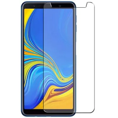 For SAMSUNG GALAXY A7 2018 FULL COVER TEMPERED GLASS SCREEN PROTECTOR GENUINE • $8.46