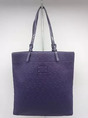 Michael Kors Signature Purple Neoprene Large Tote Handbag Purse • $19.99