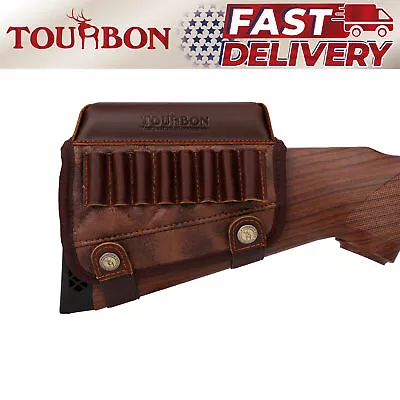 Tourbon Shooting Gun Buttstock Cheek Raiser Rest W/30-06/30-30 Rifle Ammo Holder • $50.86