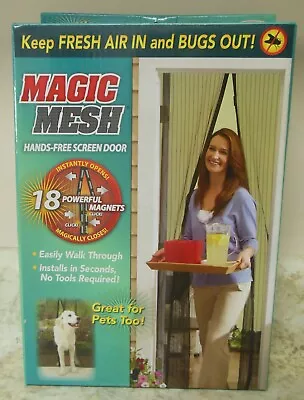 Magic Mesh  Hands-Free Screen Door As Seen On TV New In Box • $5.99