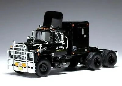 Ixo Model Trucks Mack R Series + Rear Cabin 1966 Black 1-43 Scale Tr100 • $43.15