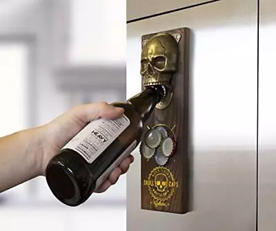 Skull Caps Magnetic Fridge Bottle Opener New • $29.98