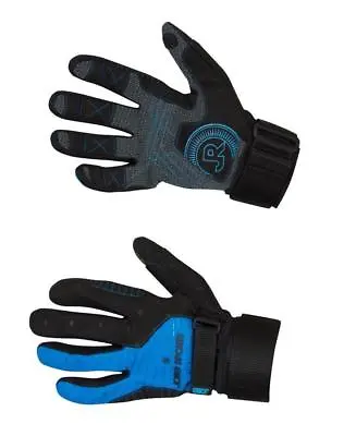 Jobe Rogue Gloves Men Blue Gloves Wakeboard Waterski Jet Ski Kitesurfing Sup J15 • $132.07