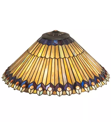 Meyda Tiffany 26317 Tiffany Jeweled 8.5  Tall Lamp Shade • $311.40