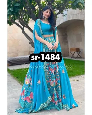 $92.14 • Buy Pakistani Indian Dress Wedding Party Wear Suit New Dress Salwar Kameez Bollywood