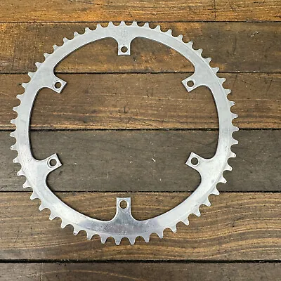 Vintage TA Criterium 53t Chainring 152 BCD 6 Bolt 53 Tooth  France Silver Outer • $107.99