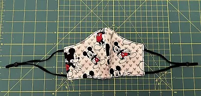 Mickey Mouse Handmade Cotton  Face Mask Washable Reusable Large Adjustable • $5.99