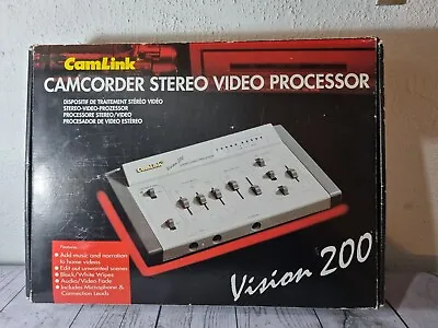 CamLink Vision 200 Camcorder Stereo Video Processor Editer Boxed Unused  • £19.95