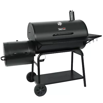 Royal Gourmet Charcoal Barrel Grill With Offset Smoker Large Event Outdoor Camp • $259.99