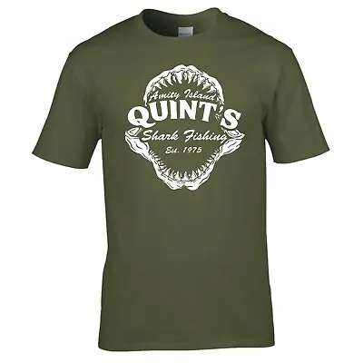 Inspired By Jaws  Quints Shark Fishing  T-shirt • £12.99