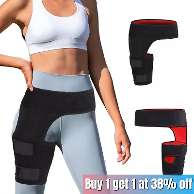 £6.47 • Buy Adjustable Belt Hip Sciatica Nerve Pain Relief Groin Wrap Brace Rib Support