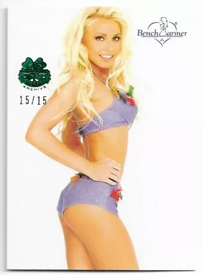 2024 Benchwarmer Emerald Archive Mary Riley 2002 Base Card /15 15/15 Hot Model • $3.25