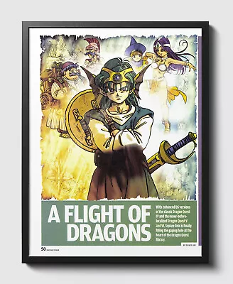 Dragon Quest IV Nintendo DS Glossy Promo Poster Print Unframed G1517 • $14.98