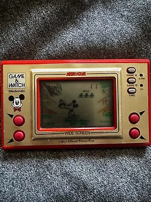 NINTENDO Game & Watch MICKEY MOUSE FULLY WORKING 1981 MC-25 WALT DISNEY JAPAN • £50