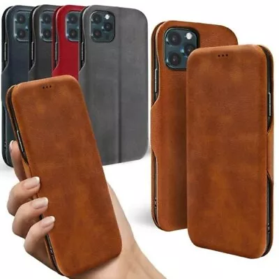 Mobile Phone Pouch Case Book Case Flip Cover Wallet Style • £9.32