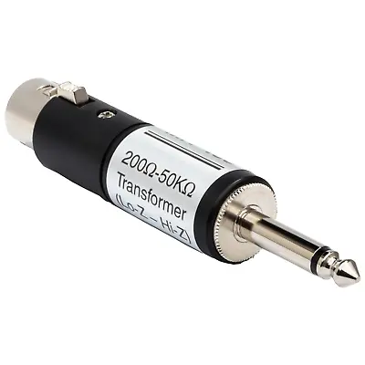 Hosa MIT Impedance Transformer XLR3M To 1/4  TS • $29.95