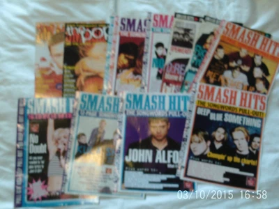 £2.99 • Buy Smash Hits POP Magazines Early  1990s Song Words Lyrics Booklets Lot Of 12