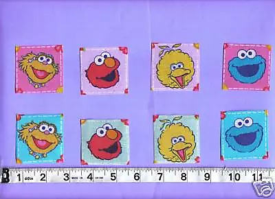 Sesame Street Big Bird Elmo Cookie Monster  Iron Ons #2 • $3.69