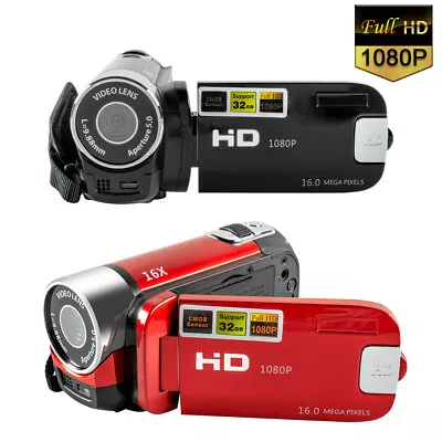 Video Camera Camcorder Vlogging Camera Full HD 1080P Digital Camera • £42.62