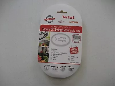 TEFAL PRESSURE COOKER GASKET SEAL. 220MM FOR SECURE 5 NEO INOX Etc. X9010101 • $32