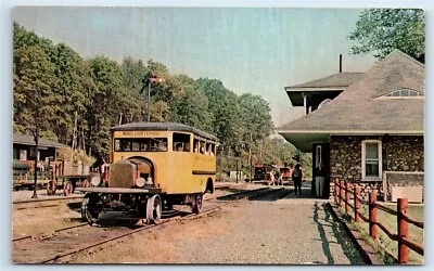 Postcard Morris County Central RR Leaving Whippany NJ J148 • $9.97