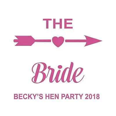 £3.99 • Buy Hen Do Party Bride Tribe Iron On Heat Transfer T Shirt Your Name The Bride Crew