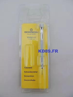 Screwdriver Bergeon 30080-02 0.60 060 Mm For Watchmakers First Quality SWISS • $33.86