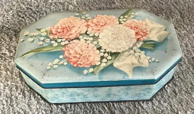 Vintage Mcvitie & Price Biscuit Tin Floral Flowers • £9.95