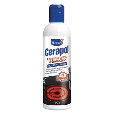 Hillmark Cerapol Ceramic Glass & Induction Cooktop Cleaner 250ml Stove Top I/N08 • $19.94