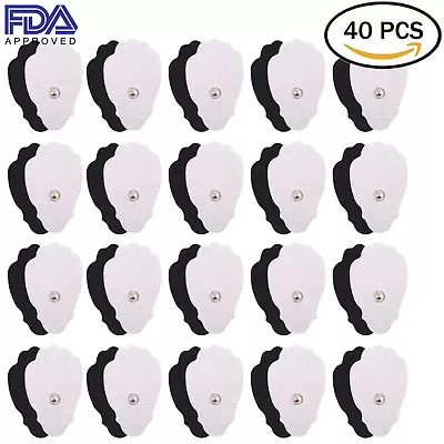 40pcs Snap On Electrodes Pads Massage Replacement For HiDow Palm IQ TENS/EMS • $13.29