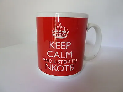 New Keep Calm And Listen To NKOTB New Kids On The Block Carry On Gift Mug Cup • £9.99