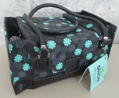 Blue Flower Making Memories Slice Signature Series Handbag Carry Storage Tote • $31.99